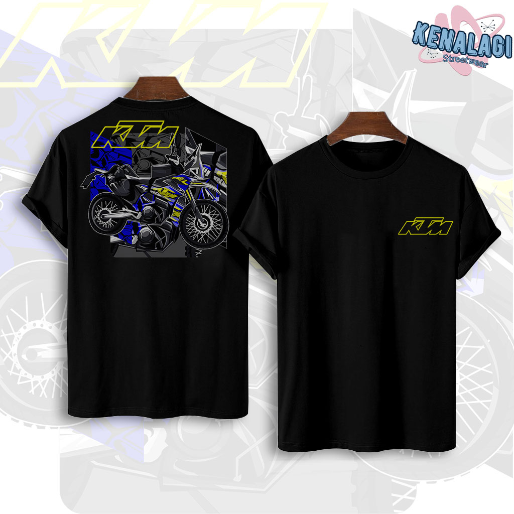 Kaos KTM Store Otomotif - Kaos Katun Combed | Kaos Racing Terlaris - Kaos KTM Blues Colour - Kaos Ba