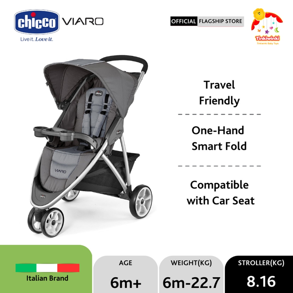 Chicco Stroller Viaro  / Kereta Dorong Bayi / Stroller Baby / Stroller Bayi Lipat Travelling