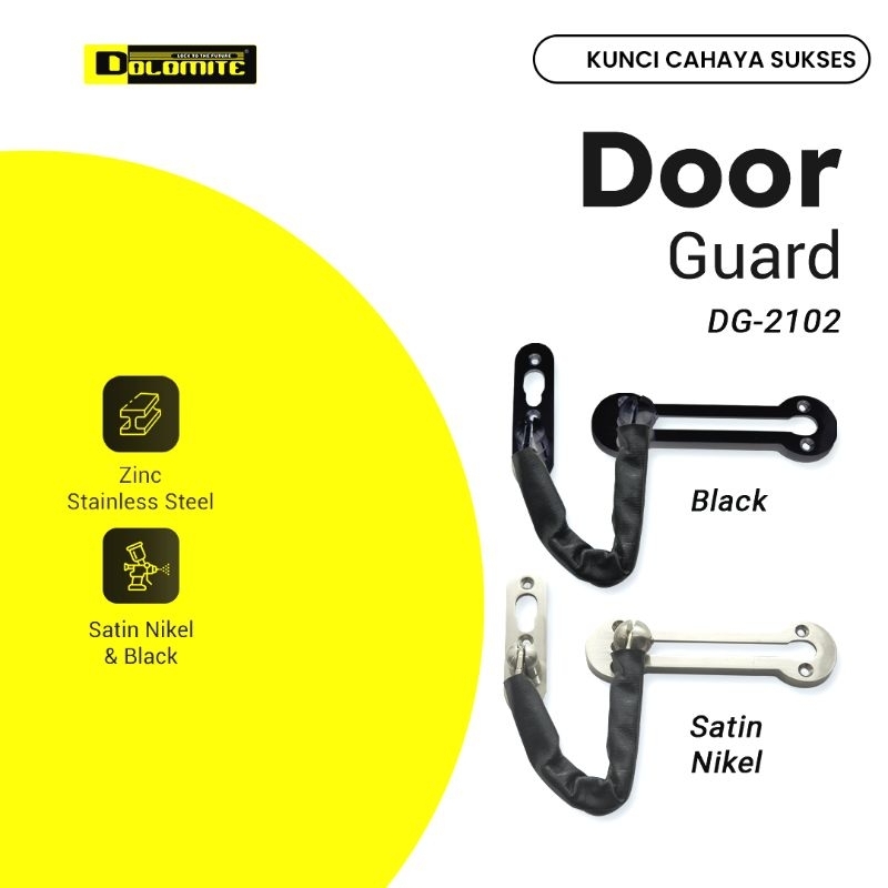 door chain grendel rantai/door guard/grendel tambahan kunci pintu rumah