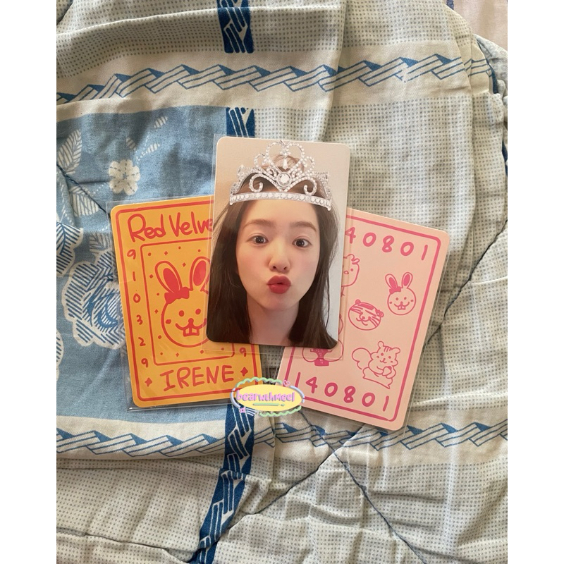 Photocard official red velvet irene set 8th anniversary