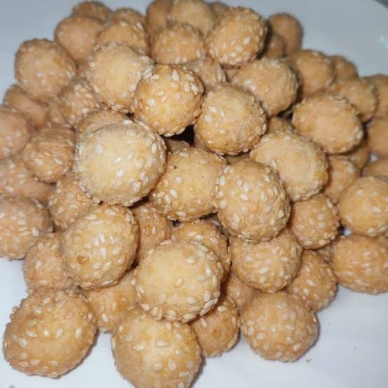 

[250gr] Onde onde Ceplus / Onde onde mini kering / Kue Keciput Wijen / Ciput Wijen