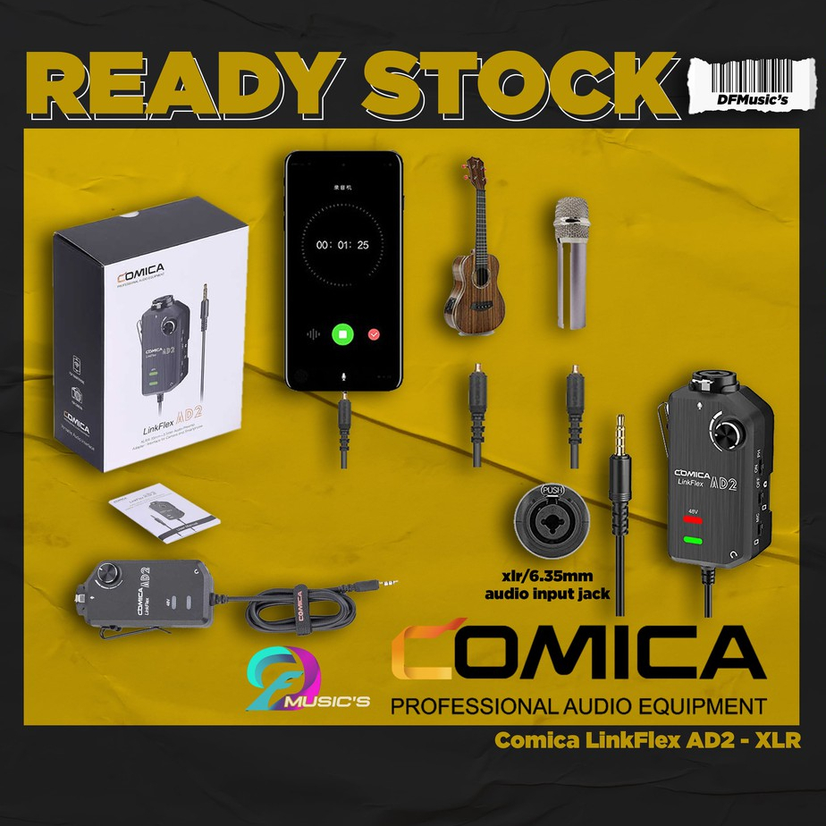 microphone hp Comica LinkFlex AD2 - XLR