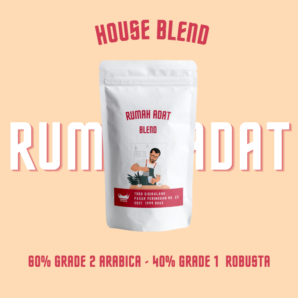 

Kopi Rumah Adat Blend 1000 Gram