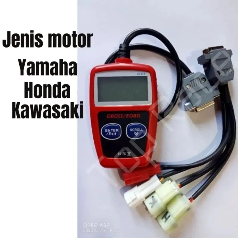 Alat SCANNER Motor Injeksi SCANNER OBD 2 MOTOR INJEKSI VERSI DIGITAL Cek Sensor Motor Injeksi