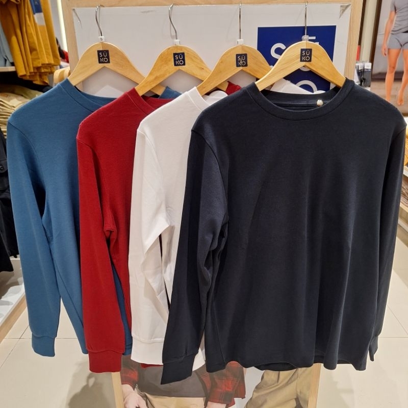Kaos lengan panjang pria POLOS SUKO by Matahari dept store PROMO SALE