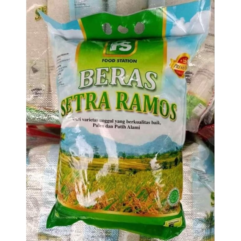 

Beras FS sentra Ramos 5 kg. beras bulir panjang ( long grain ).Dari varietas unggul yang berkualitas baik