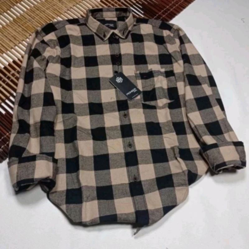 Kemeja Flanel Pria Kemeja lengan panjang Pria Kemeja Pendek Pria Kemeja kotak-kotak Pria Kemeja Flan