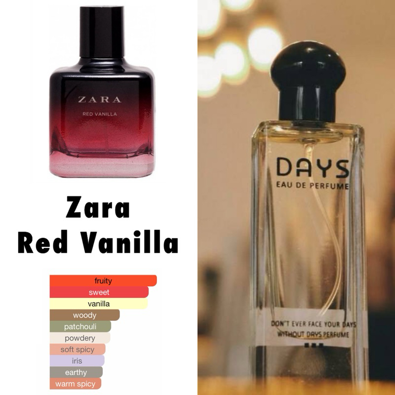 DAYS PARFUME inspired by Zara Red Vanilla