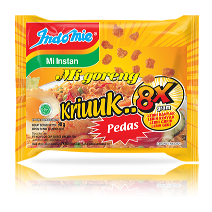 

Indomie Goreng Kriuk Pedas 85 g