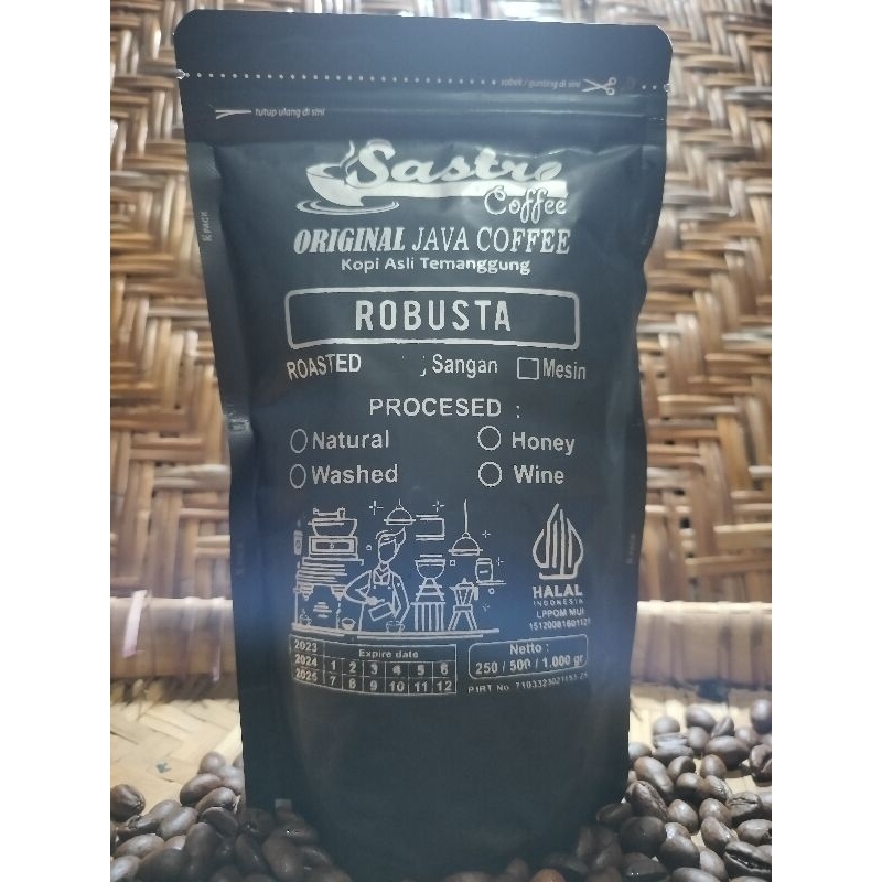 

Kopi Robusta Natural 500 gr. LIMITED KHUSUS TOKO ONLINE KAMI