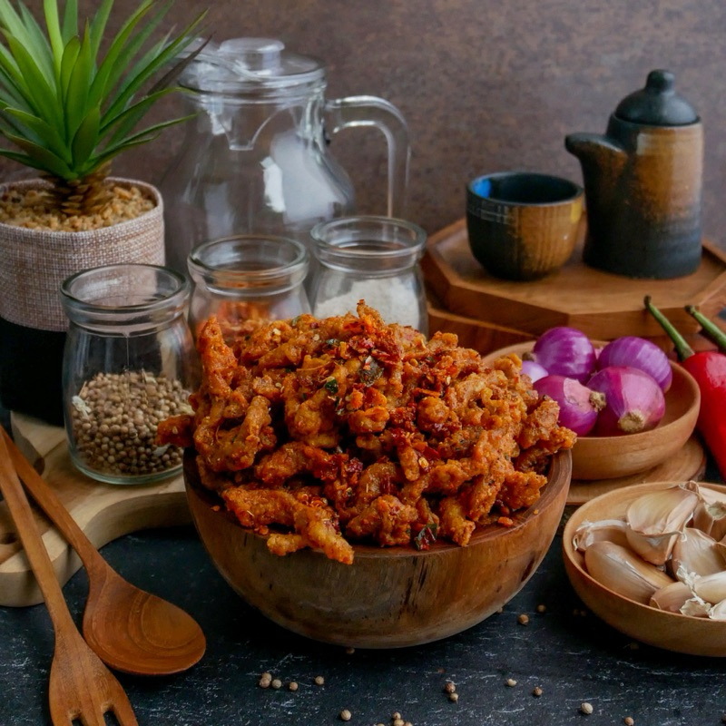 

Keripik Usus 1KG Pedas Daun Jeruk