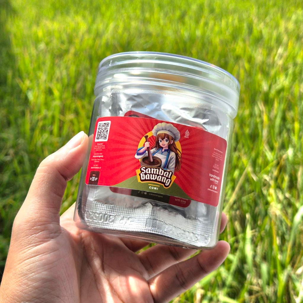 

Toples SAMIL Sambel Bawang Original/Cumi/Paru/Cakalang Sambal Sachet