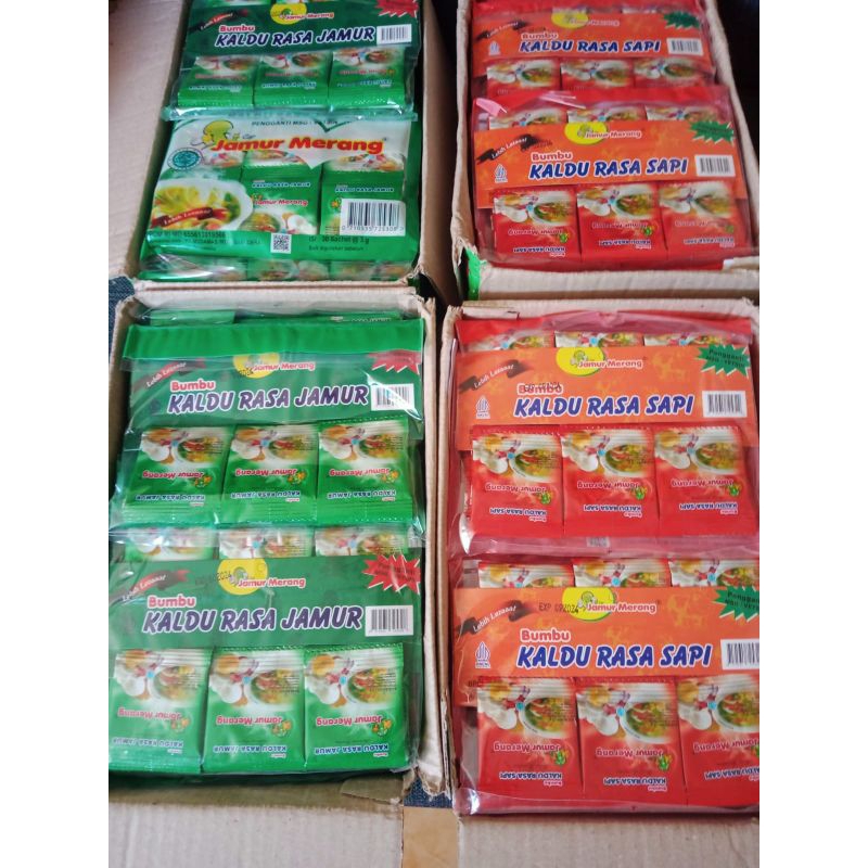 

Kaldu Jamur Merang isi 30 pcs varian Ori & Sapi