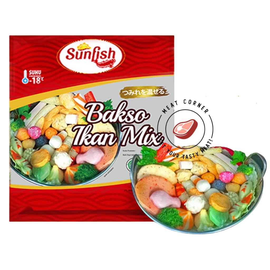 

Sunfish Bakso Ikan Mix 500 gr Meat Corner BNI