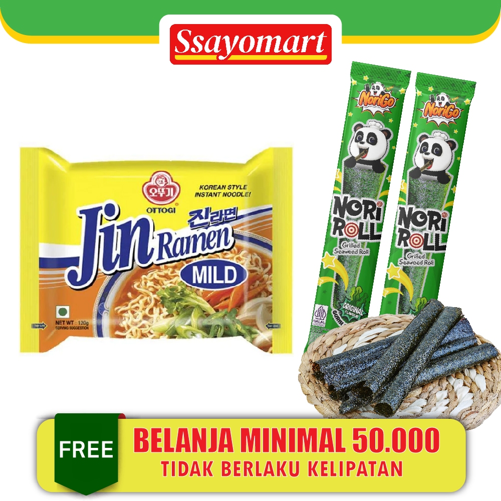 

Ottogi Jin Ramen Mild 120g/Mi Ramen Original Asli Korea