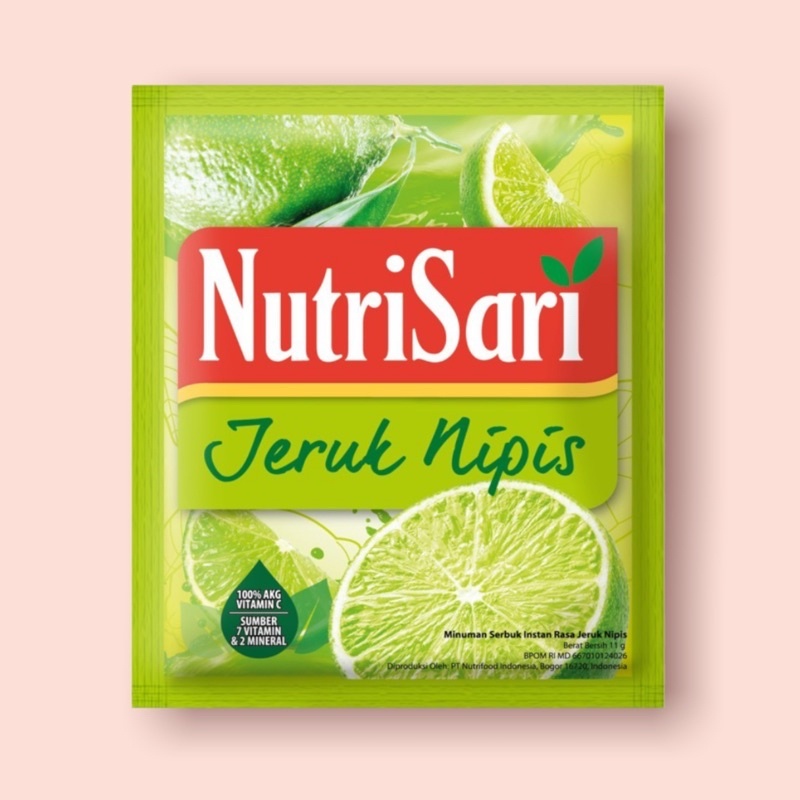 

Nutrisari rasa2/ 1renceng (10x11gr)