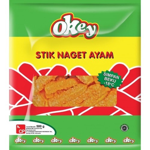 

OKEY CHICKEN STICK 500 GR • NUGGET STIK AYAM