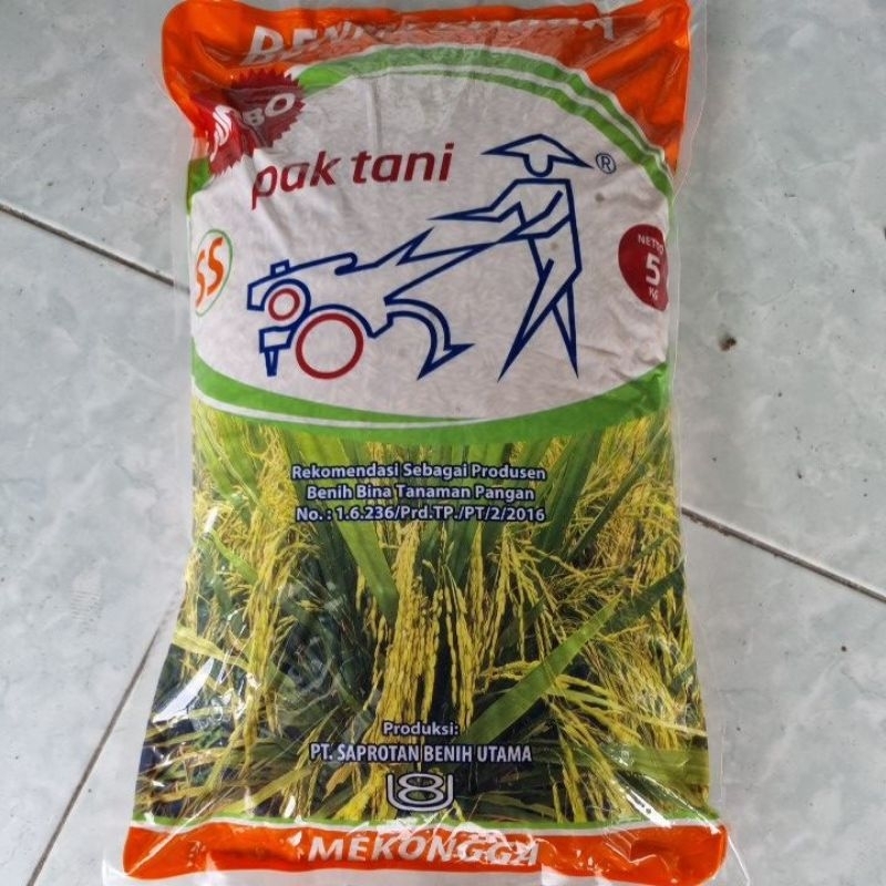 Benih Padi Pak Tani Mekongga Jumbo 5kg