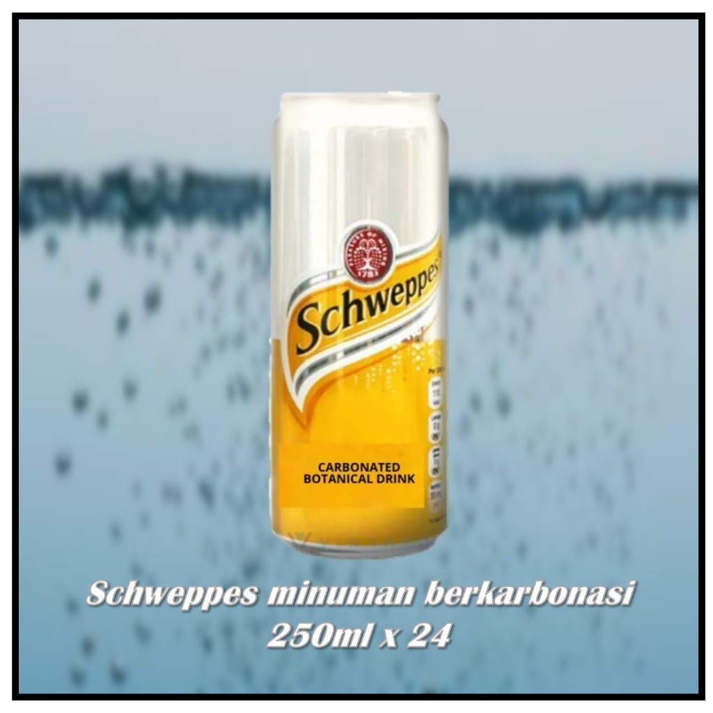 

Schweppes minuman berkarbonasi 250ml x 24