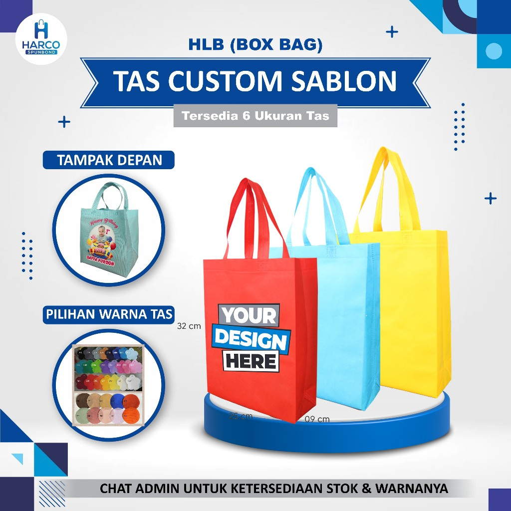 

Custom Tas Spunbond Sablon| Tas Godiebag Cetak Warna | Tas Sablon Cuustom | Cetak Tas Promosi | Cetak Sablon | Tas Spunbond Khusus | Godiebag Murah Premium | Tas Belanja Custom