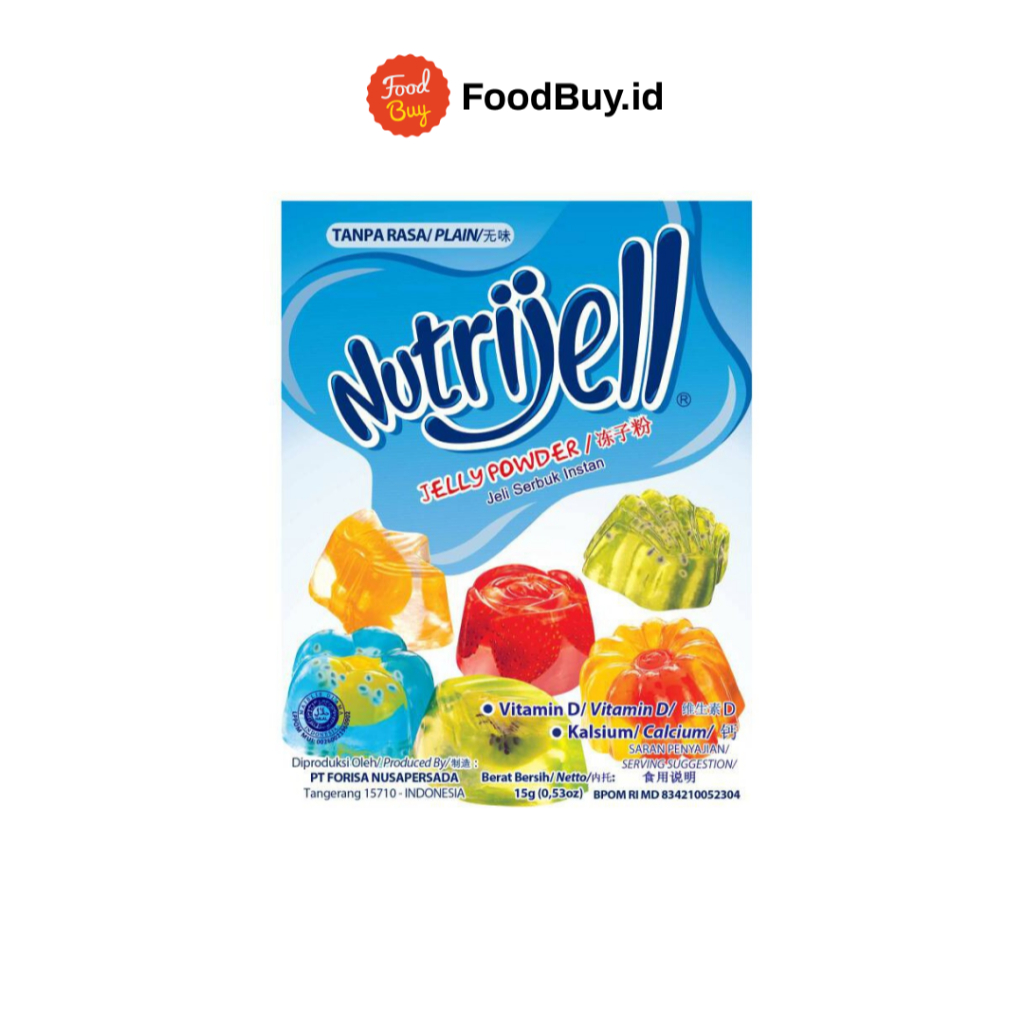 

Nutrijell Jelly Powder Tanpa Rasa/Plain 10 gr