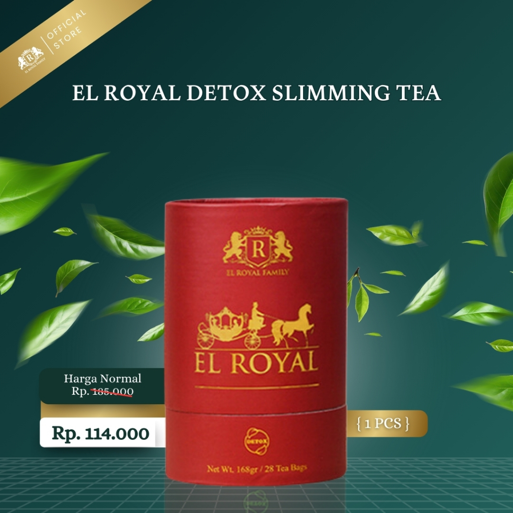 

FAMO Beauty El Royal Detox Slimming Tea - Teh Detox 1 Pcs - 5X Lebih Cepat Menurunkan BB - Solusi Langsing Sekaligus Buang Racun Tanpa Efek Samping