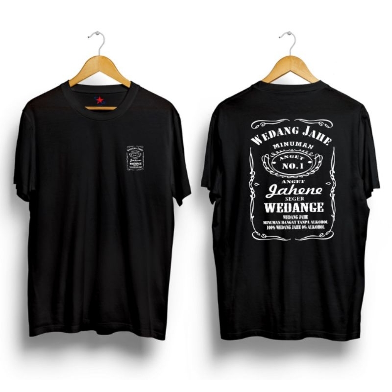 Baju Kaos Wedang Jahe Minuman Anget 100% halal non alkohol kaos minuman jahe | Ligar24 Tshirt