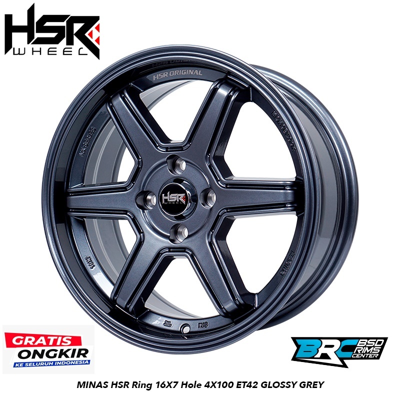 VELG HONDA JAZZ R16 HSR MINAS PCD 4X100