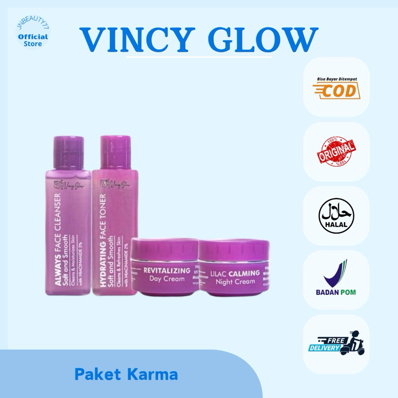 VINCY GLOW PAKET KARMA