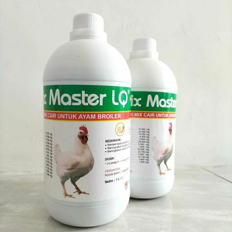 Mix Master LQ 1 liter premix cair ayam Broiler