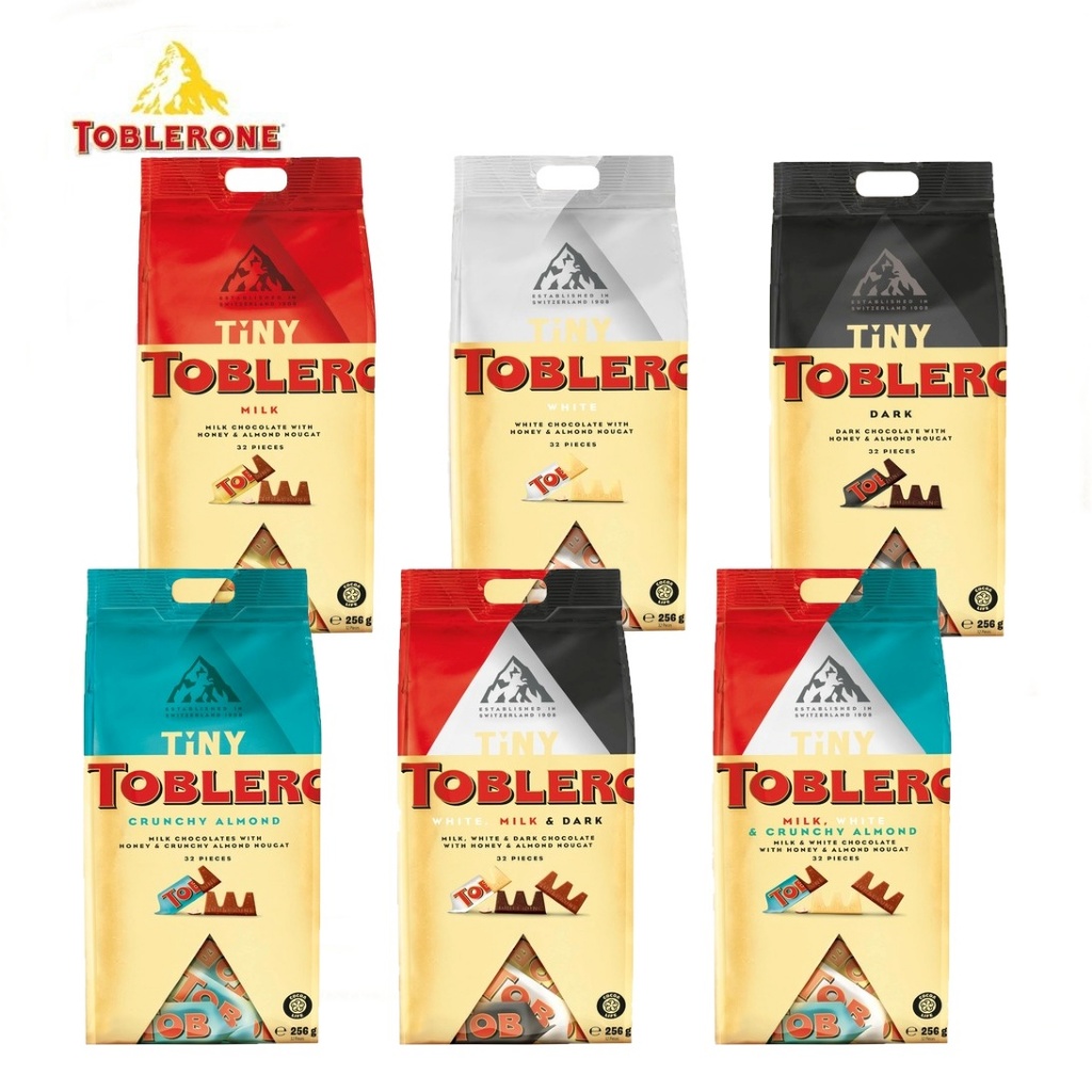 

Coklat TOBLERONE Tiny Mixed Bag isi 32pcs 256gram asal Eropa