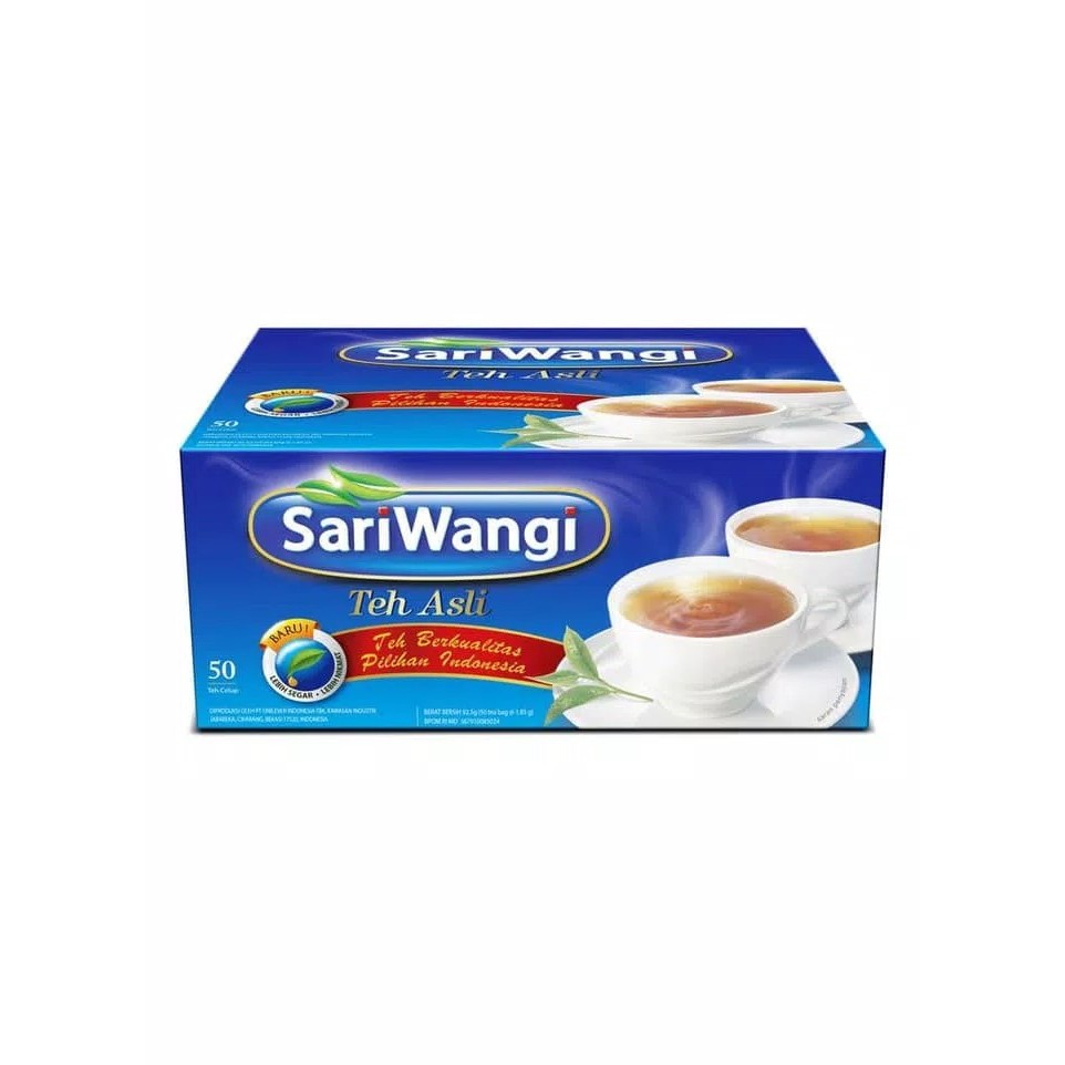 

SariWangi Sari Wangi Teh Asli 50 kantong teh celup