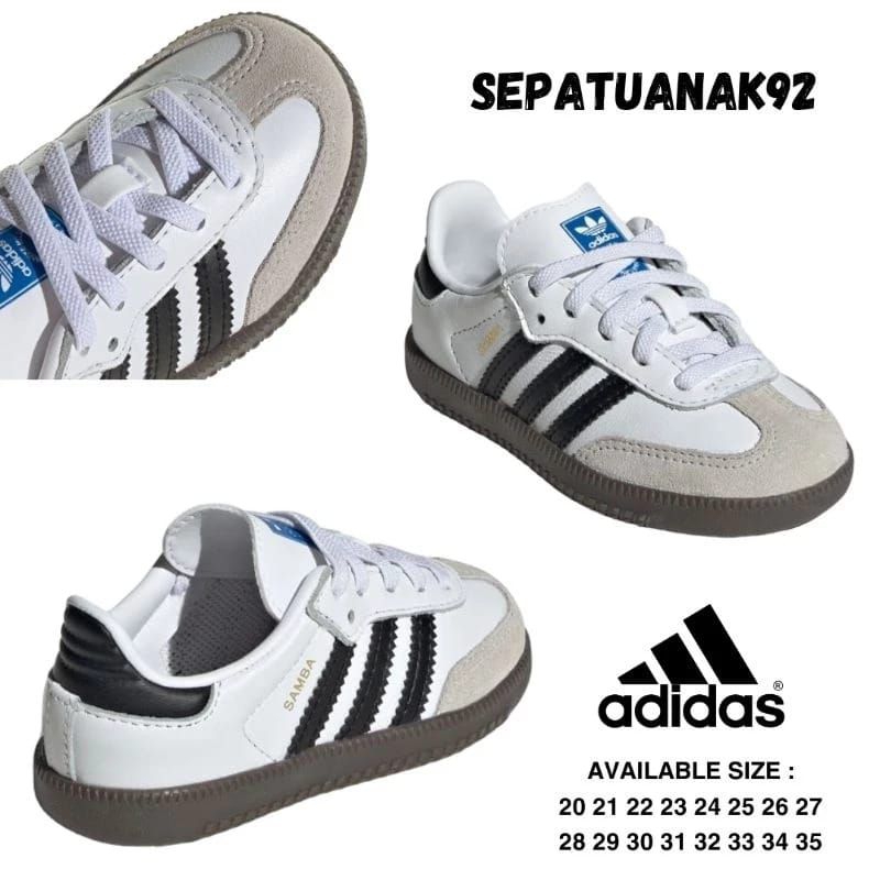 Sepatu Adidas Samba Anak Laki Laki Perempuan Sneakers Kids Import