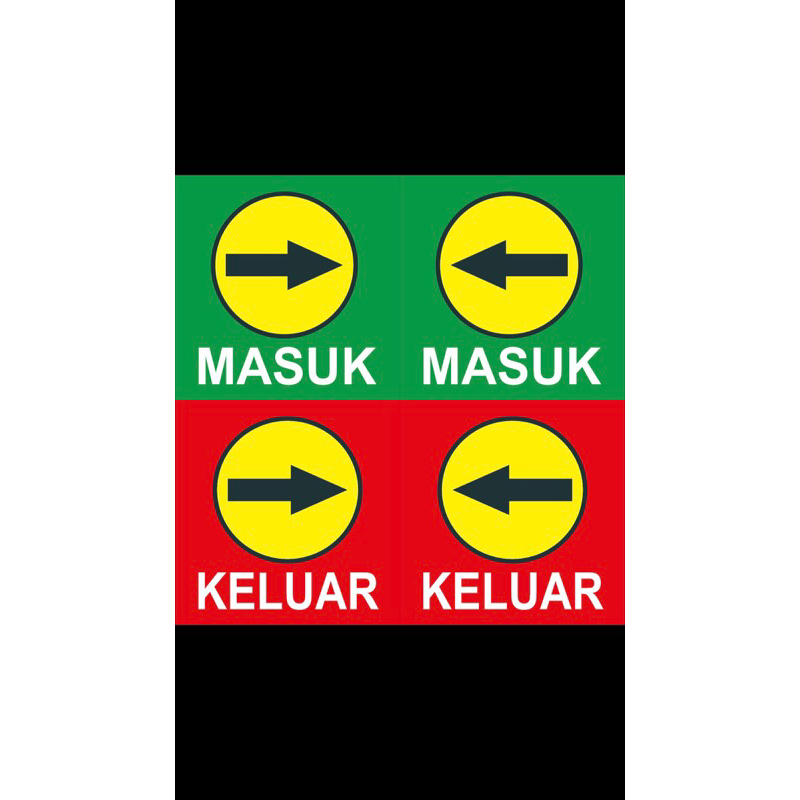 

Sticker petunjuk untuk rumah sakit / puskesmas ukuran 100 cm x 100 cm