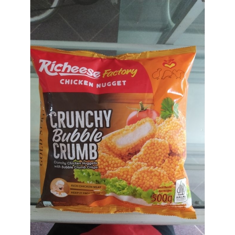 

Naget Cryspi Richeese factory Crunchy bubble crumb 500gr