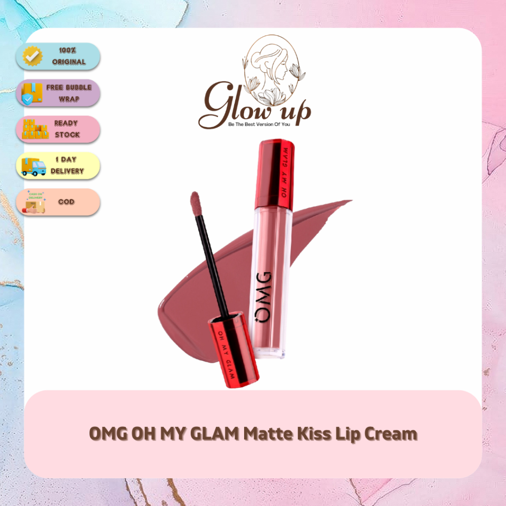 OMG OH MY GLAM Mattelast Lip Cream 3,5gr / Lipcream OMG Bpom