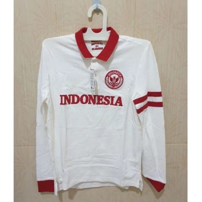 Polo Shirt lengan panjang Giordano seri Indonesia