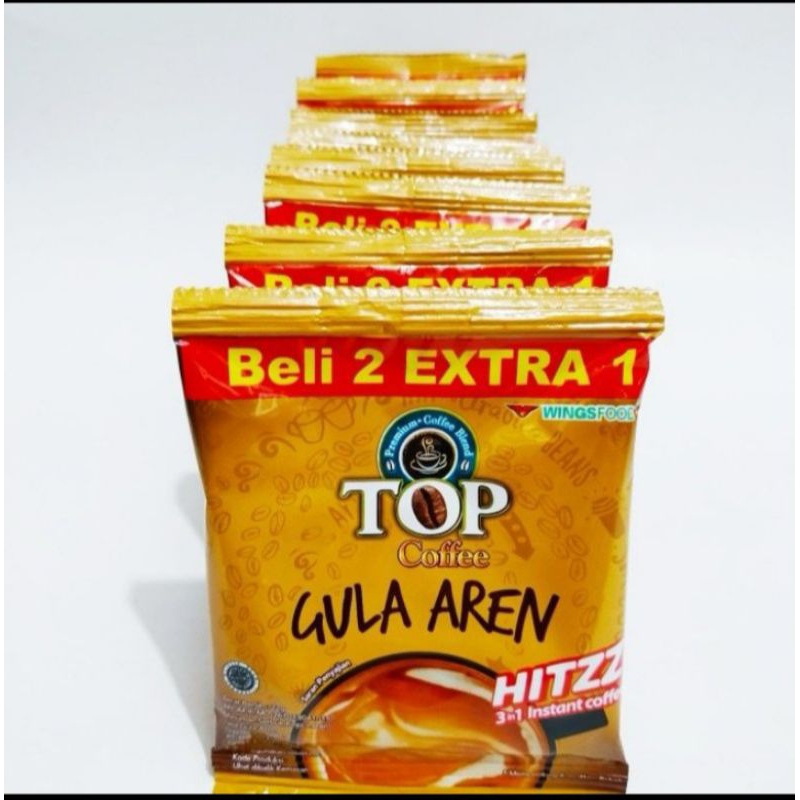 

KOPI TOP GULA AREN SACHET ISI 15PCS @22GRAM