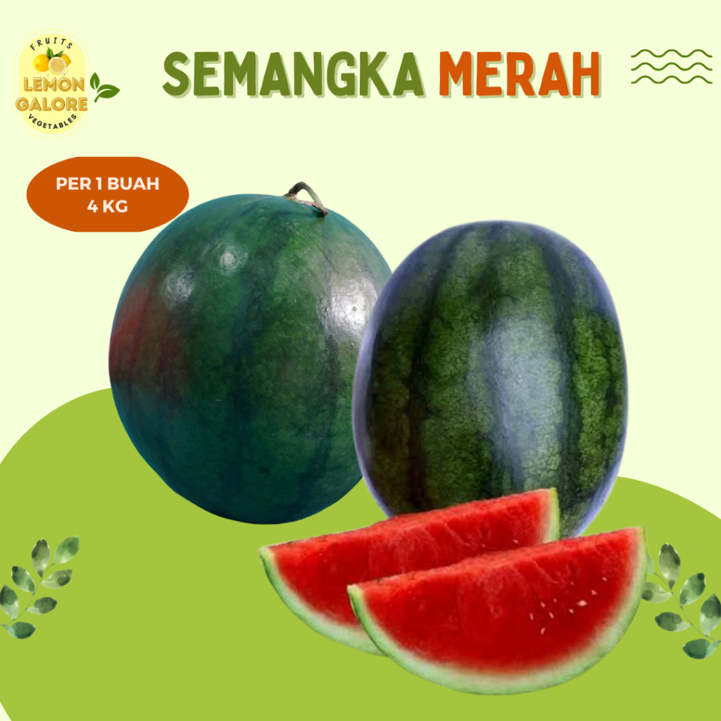 

BUAH SEGAR SEMANGKA MERAH MANIS