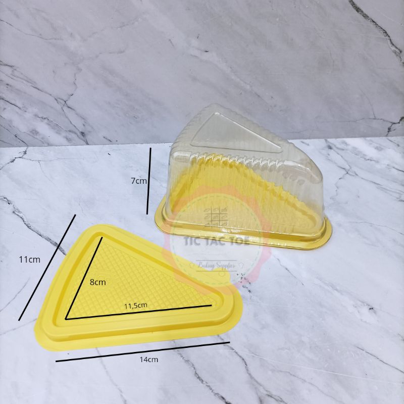 Tray Mika Segitiga/Mika Cake/CT Segitiga Pudding/Mika Cake Dessert/Mika Segitiga @10lbr