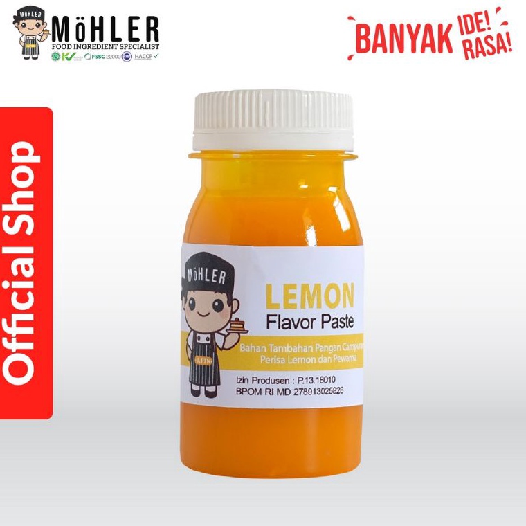 

RXH174 Ready Stok Pewarna MOHLER Pasta Perisa 6gr Lemon perasa pewarna makanan minuman