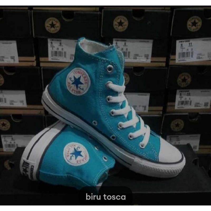 Sepatu Converse9 All Star Biru Tosca Trendy Premium