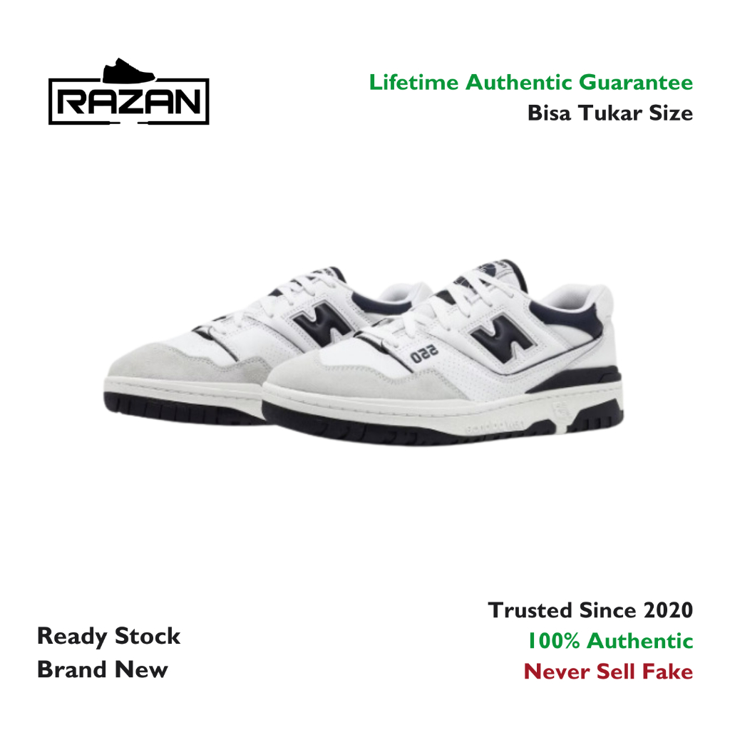 New Balance 550 Navy Blue 100% Authentic Original