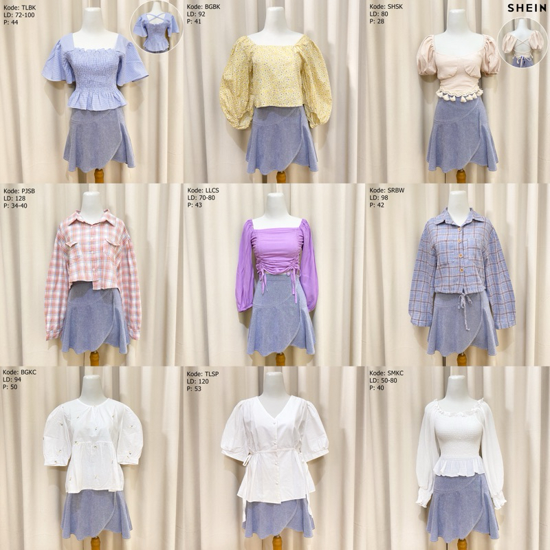 Korean Blouse Collection | Picked by Minky | blus korea, atasan murah, kemeja, sifon, vintage, putih