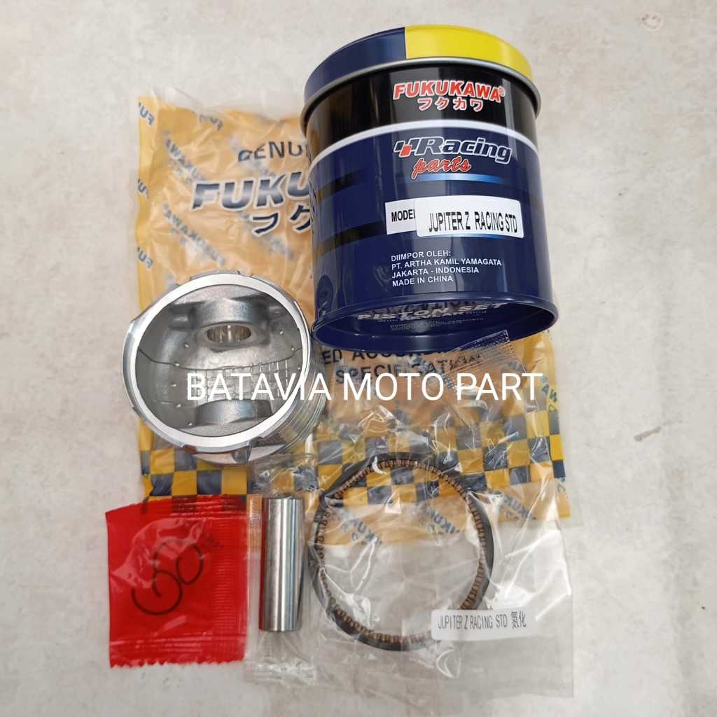 PISTON KIT RACING FUKUKAWA JUPITER Z JUPITER BURHAN BURUNG HANTU VEGA R NEW  UKURAN (STD = 53.5MM)