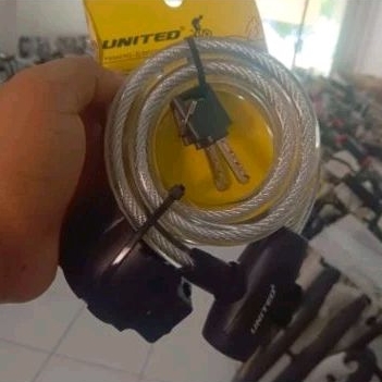 KUNCI GEMBOK SEPEDA UNITED (cocok untuk semua sepeda)