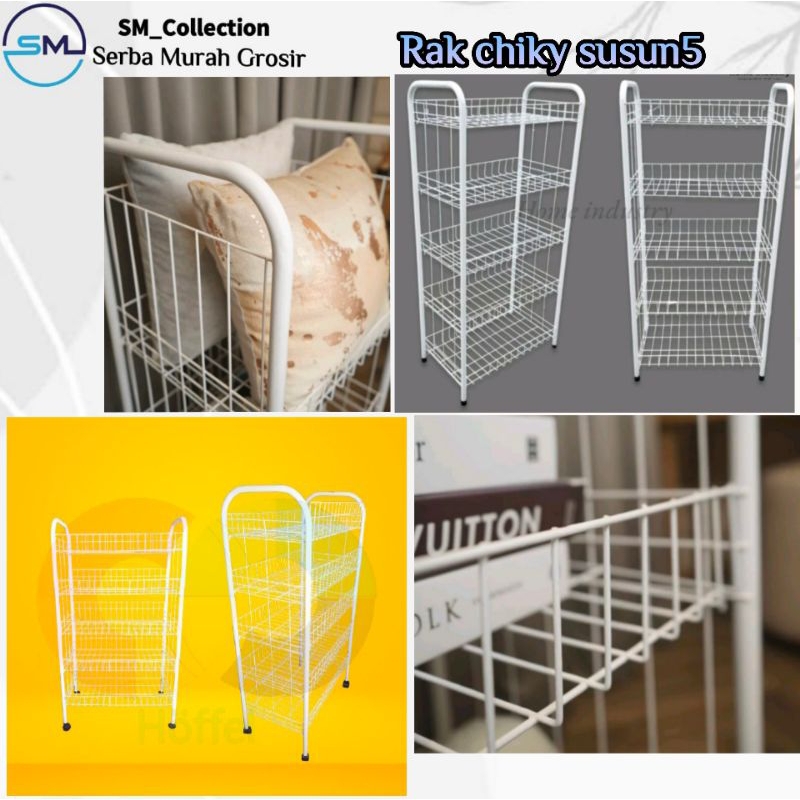 Rak snack/Rak besi/Rak serbaguna/Rak chiky Hoki susun5 jumbo