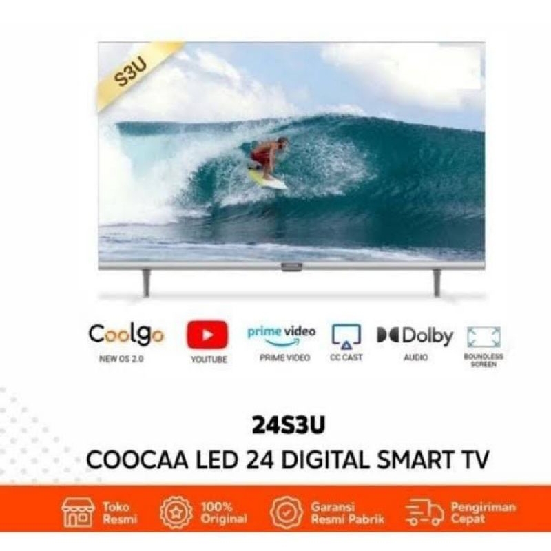 NEW PROMO COOCAA-WEYON SMART TV ANDROID 24 INCH