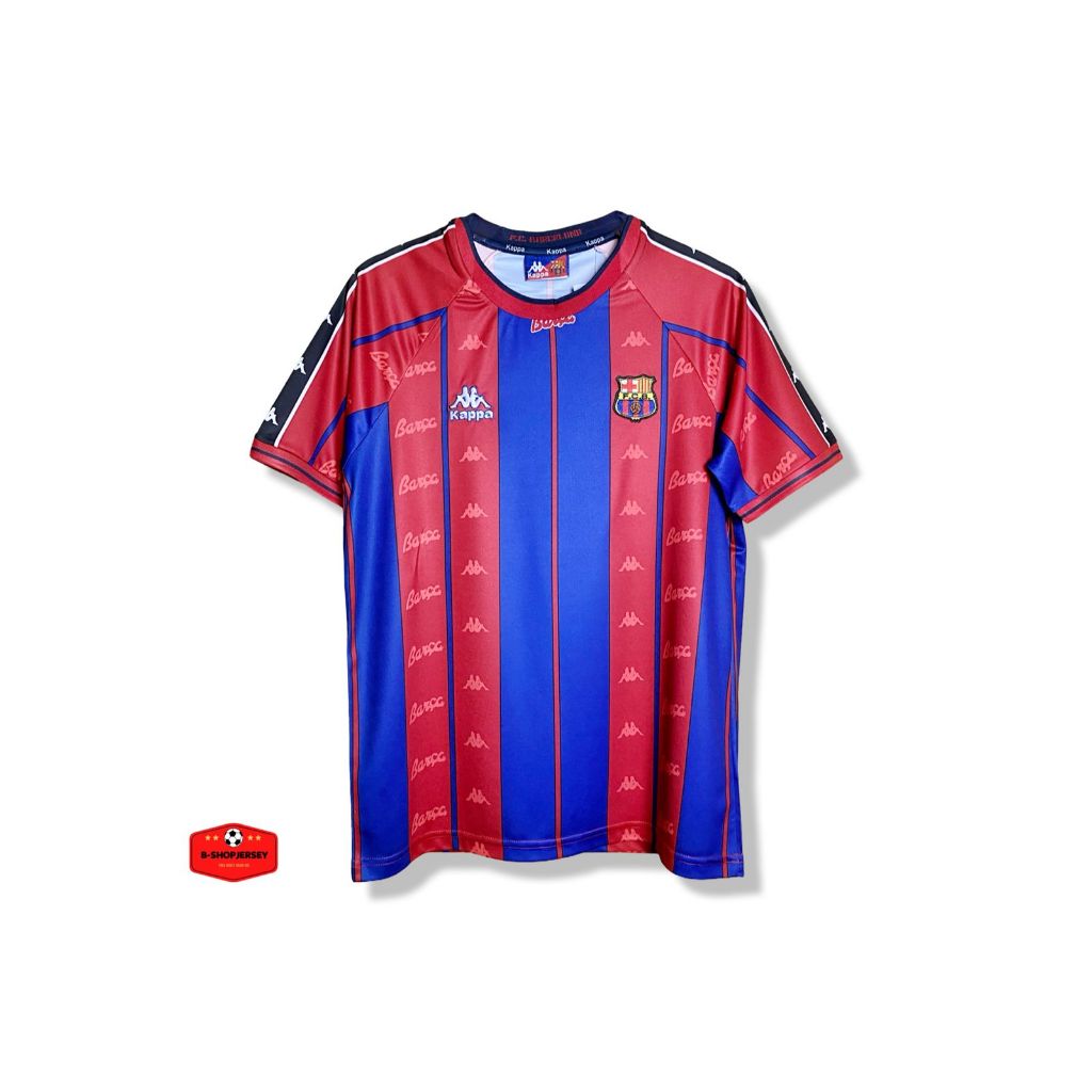 Retro Baju Bola Barca Home 1997-1998 / Jersey Retro / Jersey Vintage / Jersey futsal