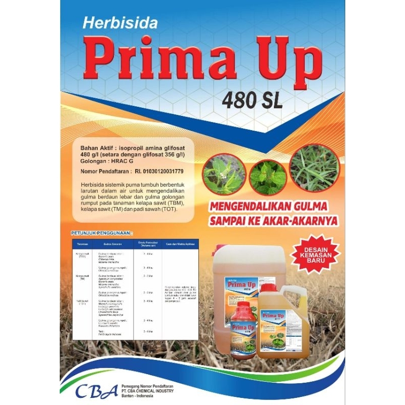 HERBISIDA PRIMA UP 480SL
